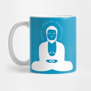 Peace Improves Perspective - On the Back of Mug